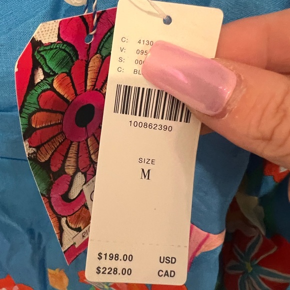 FARM RIO X Len Blend Prted Midi Dress, Various Sizes NWT - Picture 8 of 8